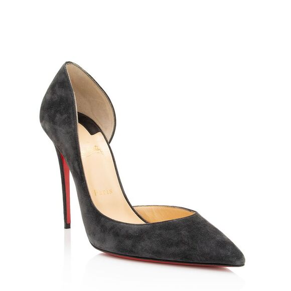 Christian Louboutin Shoes - Christian Louboutin Suede Iriza d'Orsay Pumps - Size 11 / 41